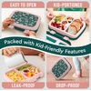 image:imageBentgo Kids Prints LeakProof 5Compartment BentoStyle Kids Lunch Box  Ideal Portion Sizes for Ages 37 Durable DropProof Dishwasher Safe PFAS amp BPAFree Materials FairiesGreen Rainbow