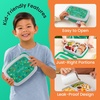 image:imageBentgo Kids Prints LeakProof 5Compartment BentoStyle Kids Lunch Box  Ideal Portion Sizes for Ages 37 Durable DropProof Dishwasher Safe PFAS amp BPAFree Materials FairiesBug Buddies