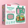 image:imageBentgo Kids Prints LeakProof 5Compartment BentoStyle Kids Lunch Box  Ideal Portion Sizes for Ages 37 Durable DropProof Dishwasher Safe PFAS amp BPAFree Materials FairiesTropical