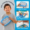 image:imageBentgo Kids Prints LeakProof 5Compartment BentoStyle Kids Lunch Box  Ideal Portion Sizes for Ages 37 Durable DropProof Dishwasher Safe PFAS amp BPAFree Materials FairiesRace Cars