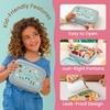 image:imageBentgo Kids Prints LeakProof 5Compartment BentoStyle Kids Lunch Box  Ideal Portion Sizes for Ages 37 Durable DropProof Dishwasher Safe PFAS amp BPAFree Materials FairiesPuppy Love