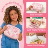 image:imageBentgo Kids Prints LeakProof 5Compartment BentoStyle Kids Lunch Box  Ideal Portion Sizes for Ages 37 Durable DropProof Dishwasher Safe PFAS amp BPAFree Materials FairiesBallet  Bows