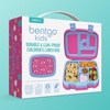 image:imageBentgo Kids Prints LeakProof 5Compartment BentoStyle Kids Lunch Box  Ideal Portion Sizes for Ages 37 Durable DropProof Dishwasher Safe PFAS amp BPAFree Materials FairiesRainbows and Butterflies