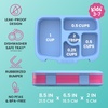 image:imageBentgo Kids Prints LeakProof 5Compartment BentoStyle Kids Lunch Box  Ideal Portion Sizes for Ages 37 Durable DropProof Dishwasher Safe PFAS amp BPAFree Materials FairiesRainbows and Butterflies