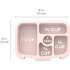 image:imageBentgo Kids Prints Tray with Transparent Cover 5Compartment BPAFree  Meal Prep Portion Control Transparent Lid Freshness Locking Clips Reusable Nature AdventureNature Adventure