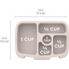 image:imageBentgo Kids Prints Tray with Transparent Cover 5Compartment BPAFree  Meal Prep Portion Control Transparent Lid Freshness Locking Clips Reusable Nature AdventureDino Fossils