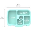 image:imageBentgo Kids Prints Tray with Transparent Cover 5Compartment BPAFree  Meal Prep Portion Control Transparent Lid Freshness Locking Clips Reusable Nature AdventureLeopard