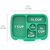 image:imageBentgo Kids Prints Tray with Transparent Cover 5Compartment BPAFree  Meal Prep Portion Control Transparent Lid Freshness Locking Clips Reusable Nature AdventureTropical