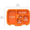 image:imageBentgo Kids Prints Tray with Transparent Cover 5Compartment BPAFree  Meal Prep Portion Control Transparent Lid Freshness Locking Clips Reusable Nature AdventurePlanes