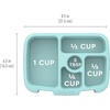 image:imageBentgo Kids Prints Tray with Transparent Cover 5Compartment BPAFree  Meal Prep Portion Control Transparent Lid Freshness Locking Clips Reusable Nature AdventureSea Life