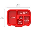 image:imageBentgo Kids Prints Tray with Transparent Cover 5Compartment BPAFree  Meal Prep Portion Control Transparent Lid Freshness Locking Clips Reusable Nature AdventureTrucks