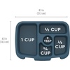 image:imageBentgo Kids Prints Tray with Transparent Cover 5Compartment BPAFree  Meal Prep Portion Control Transparent Lid Freshness Locking Clips Reusable Nature AdventureFriendly Skies