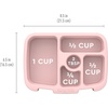 image:imageBentgo Kids Prints Tray with Transparent Cover 5Compartment BPAFree  Meal Prep Portion Control Transparent Lid Freshness Locking Clips Reusable Nature AdventureGreen Rainbow