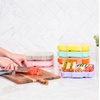 image:imageBentgo Kids Prints Tray with Transparent Cover 5Compartment BPAFree  Meal Prep Portion Control Transparent Lid Freshness Locking Clips Reusable Nature AdventureCarousel Unicorns