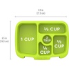 image:imageBentgo Kids Prints Tray with Transparent Cover 5Compartment BPAFree  Meal Prep Portion Control Transparent Lid Freshness Locking Clips Reusable Nature AdventureSubmarines