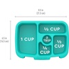 image:imageBentgo Kids Prints Tray with Transparent Cover 5Compartment BPAFree  Meal Prep Portion Control Transparent Lid Freshness Locking Clips Reusable Nature AdventureLlamas
