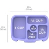 image:imageBentgo Kids Prints Tray with Transparent Cover 5Compartment BPAFree  Meal Prep Portion Control Transparent Lid Freshness Locking Clips Reusable Nature AdventureCarousel Unicorns