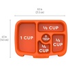 image:imageBentgo Kids Prints Tray with Transparent Cover 5Compartment BPAFree  Meal Prep Portion Control Transparent Lid Freshness Locking Clips Reusable Nature AdventureSports