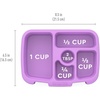 image:imageBentgo Kids Prints Tray with Transparent Cover 5Compartment BPAFree  Meal Prep Portion Control Transparent Lid Freshness Locking Clips Reusable Nature AdventureMermaid Scales