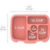 image:imageBentgo Kids Replacement Tray Transparent Cover 5Compartment  Compatible with Bentgo Kids Meal Prep Portion Control Reusable BPAFree BlueCoral