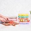 image:imageBentgo Kids Replacement Tray Transparent Cover 5Compartment  Compatible with Bentgo Kids Meal Prep Portion Control Reusable BPAFree BlueCoral