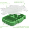 image:imageBentgo Kids Replacement Tray Transparent Cover 5Compartment  Compatible with Bentgo Kids Meal Prep Portion Control Reusable BPAFree BlueGreen