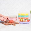 image:imageBentgo Kids Replacement Tray Transparent Cover 5Compartment  Compatible with Bentgo Kids Meal Prep Portion Control Reusable BPAFree BluePurple
