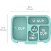 image:imageBentgo Kids Replacement Tray Transparent Cover 5Compartment  Compatible with Bentgo Kids Meal Prep Portion Control Reusable BPAFree BlueSeafoam
