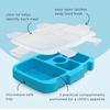 image:imageBentgo Kids Replacement Tray with Transparent Cover 5 Compartments  BuiltIn Portion Control BPAFree Fits Bentgo Kids Lunch Box Confetti Edition  Abyss BlueConfetti Edition  Abyss Blue