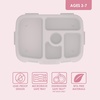 image:imageBentgo Kids Replacement Tray with Transparent Cover 5 Compartments  BuiltIn Portion Control BPAFree Fits Bentgo Kids Lunch Box Confetti Edition  Abyss BlueGlitter Edition  Petal Pink