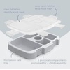 image:imageBentgo Kids Replacement Tray with Transparent Cover 5 Compartments  BuiltIn Portion Control BPAFree Fits Bentgo Kids Lunch Box Confetti Edition  Abyss BlueGlitter Edition  Silver
