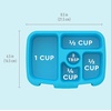 image:imageBentgo Kids Replacement Tray with Transparent Cover 5 Compartments  BuiltIn Portion Control BPAFree Fits Bentgo Kids Lunch Box Confetti Edition  Abyss BlueConfetti Edition  Abyss Blue