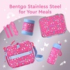 image:imageBentgo Kids Stainless Steel Water Bottle LeakProof 14 oz Bite amp Sip  Vacuum Insulated 188 Stainless Steel 12Hour Cold Dishwasher Safe BPAFree UnicornRainbows  Butterflies