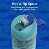 image:imageBentgo Kids Water Bottle LeakProof Bite amp Sip Spout 15 fl oz  PFAS amp BPAFree ShatterResistant Carry Handle Lightweight TopRack Dishwasher Safe Ballet amp BowsShark