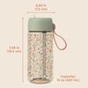 image:imageBentgo Kids Water Bottle LeakProof Bite amp Sip Spout 15 fl oz  PFAS amp BPAFree ShatterResistant Carry Handle Lightweight TopRack Dishwasher Safe Ballet amp BowsGeo Speckle