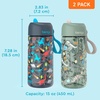 image:imageBentgo Kids Water Bottle LeakProof Bite amp Sip Spout 15 fl oz  PFAS amp BPAFree ShatterResistant Carry Handle Lightweight TopRack Dishwasher Safe Ballet amp BowsDinosaur  Dino Fossils