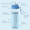 image:imageBentgo Kids Water Bottle LeakProof Bite amp Sip Spout 15 fl oz  PFAS amp BPAFree ShatterResistant Carry Handle Lightweight TopRack Dishwasher Safe Ballet amp BowsBlue