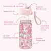 image:imageBentgo Kids Water Bottle LeakProof Bite amp Sip Spout 15 fl oz  PFAS amp BPAFree ShatterResistant Carry Handle Lightweight TopRack Dishwasher Safe Ballet amp BowsBallet and Bows