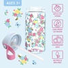 image:imageBentgo Kids Water Bottle LeakProof Bite amp Sip Spout 15 fl oz  PFAS amp BPAFree ShatterResistant Carry Handle Lightweight TopRack Dishwasher Safe Ballet amp BowsBlooming Floral