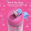 image:imageBentgo Kids Water Bottle LeakProof Bite amp Sip Spout 15 fl oz  PFAS amp BPAFree ShatterResistant Carry Handle Lightweight TopRack Dishwasher Safe Ballet amp BowsRainbows and Butterflies  Fairies