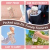 image:imageBentgo Kids Water Bottle LeakProof Bite amp Sip Spout 15 fl oz  PFAS amp BPAFree ShatterResistant Carry Handle Lightweight TopRack Dishwasher Safe Ballet amp BowsCowgirl Dreams