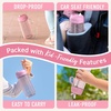 image:imageBentgo Kids Water Bottle LeakProof Bite amp Sip Spout 15 fl oz  PFAS amp BPAFree ShatterResistant Carry Handle Lightweight TopRack Dishwasher Safe Ballet amp BowsPetal Pink
