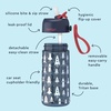 image:imageBentgo Kids Water Bottle LeakProof Bite amp Sip Spout 15 fl oz  PFAS amp BPAFree ShatterResistant Carry Handle Lightweight TopRack Dishwasher Safe Spots amp DotsRocket  Shark