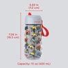 image:imageBentgo Kids Water Bottle LeakProof Bite amp Sip Spout 15 fl oz  PFAS amp BPAFree ShatterResistant Carry Handle Lightweight TopRack Dishwasher Safe Spots amp DotsTrucks
