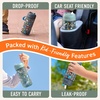 image:imageBentgo Kids Water Bottle LeakProof Bite amp Sip Spout 15 fl oz  PFAS amp BPAFree ShatterResistant Carry Handle Lightweight TopRack Dishwasher Safe Spots amp DotsDinosaur  Dino Fossils