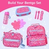 image:imageBentgo Kids Water Bottle LeakProof Bite amp Sip Spout 15 fl oz  PFAS amp BPAFree ShatterResistant Carry Handle Lightweight TopRack Dishwasher Safe Spots amp DotsRainbows and Butterflies