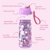 image:imageBentgo Kids Water Bottle LeakProof Bite amp Sip Spout 15 fl oz  PFAS amp BPAFree ShatterResistant Carry Handle Lightweight TopRack Dishwasher Safe Spots amp DotsRainbows and Butterflies  Fairies