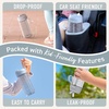 image:imageBentgo Kids Water Bottle LeakProof Bite amp Sip Spout 15 fl oz  PFAS amp BPAFree ShatterResistant Carry Handle Lightweight TopRack Dishwasher Safe Spots amp DotsGlitter Edition  Silver
