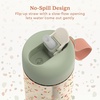 image:imageBentgo Kids Water Bottle LeakProof Bite amp Sip Spout 15 fl oz  PFAS amp BPAFree ShatterResistant Carry Handle Lightweight TopRack Dishwasher Safe Spots amp DotsGeo Speckle