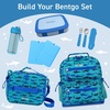 image:imageBentgo Kids Water Bottle LeakProof Bite amp Sip Spout 15 fl oz  PFAS amp BPAFree ShatterResistant Carry Handle Lightweight TopRack Dishwasher Safe Spots amp DotsBlue
